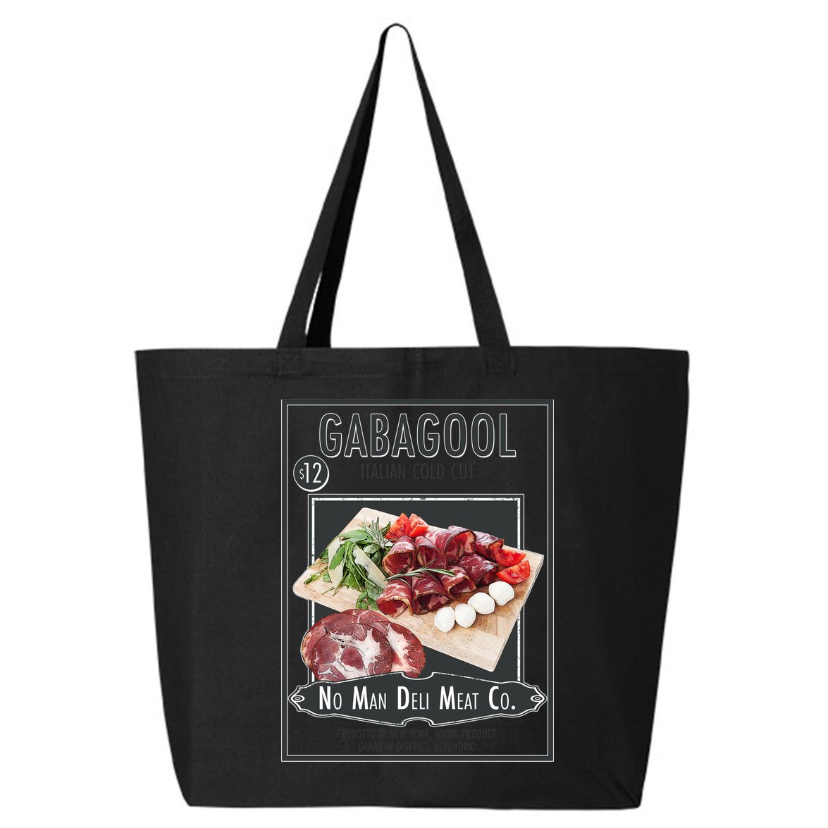 Gabagool No Man Deli Meat Co 25L Jumbo Tote