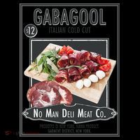 Gabagool No Man Deli Meat Co Baby Bodysuit