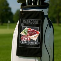 Gabagool No Man Deli Meat Co Golf Towel