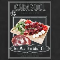 Gabagool No Man Deli Meat Co Golf Towel