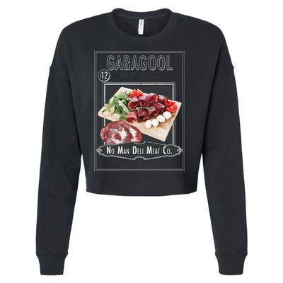 Gabagool No Man Deli Meat Co Cropped Pullover Crew