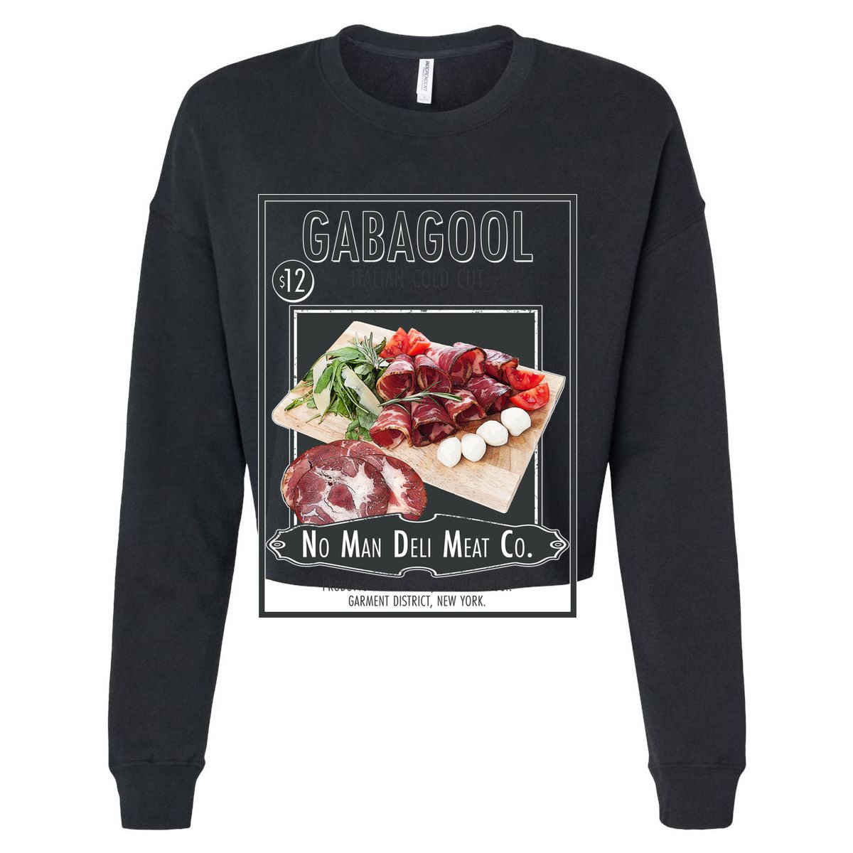 Gabagool No Man Deli Meat Co Womens T-Shirt