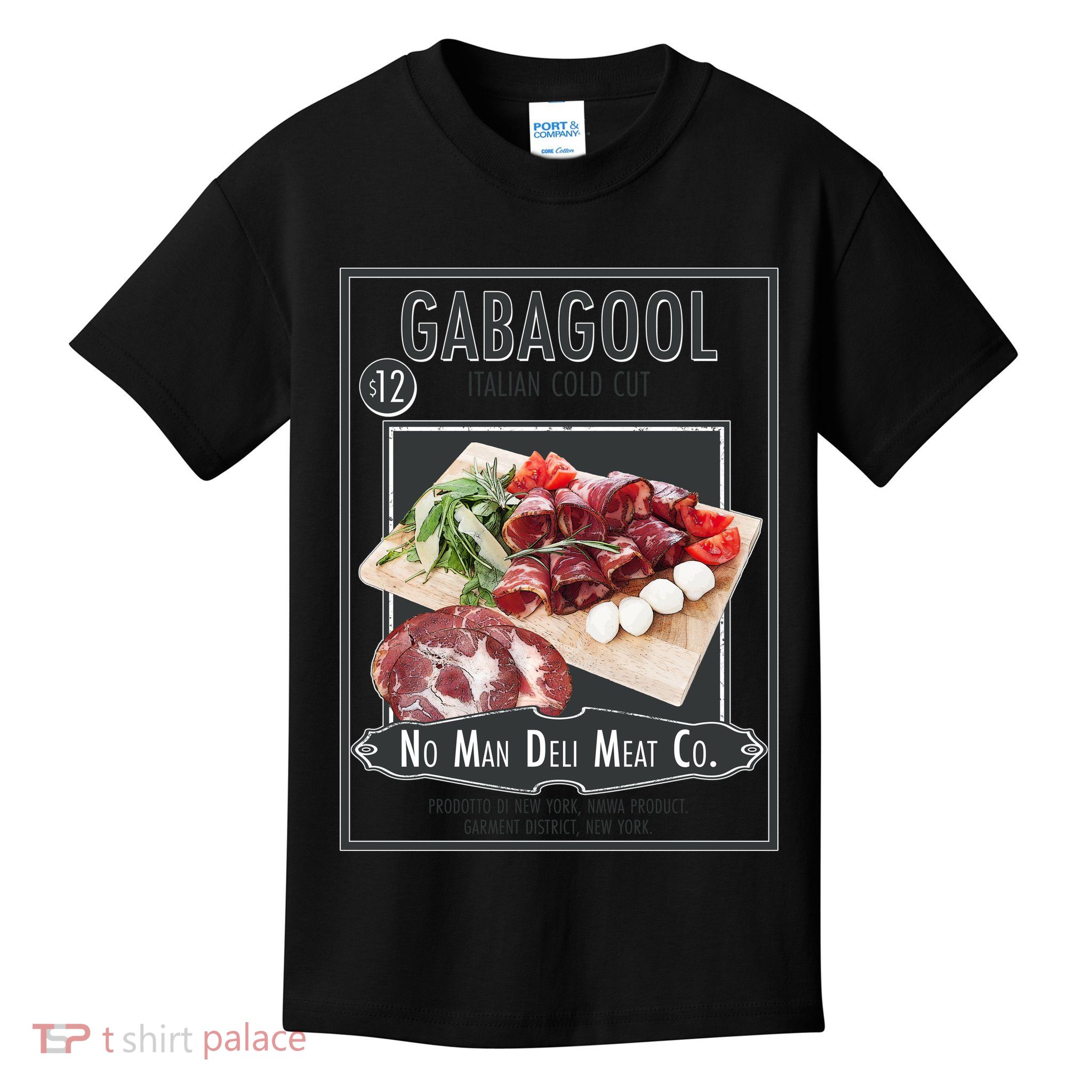 Gabagool No Man Deli Meat Co Kids T-Shirt