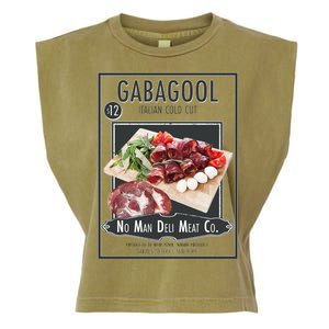 Gabagool No Man Deli Meat Co Garment-Dyed Women's Muscle Tee