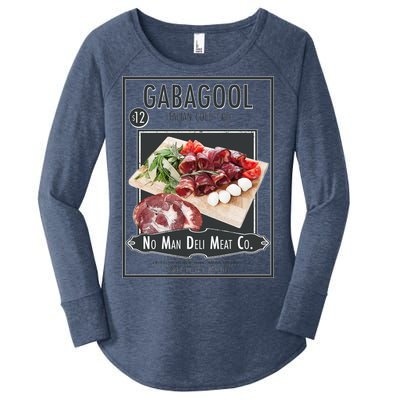 Gabagool No Man Deli Meat Co Women's Perfect Tri Tunic Long Sleeve Shirt