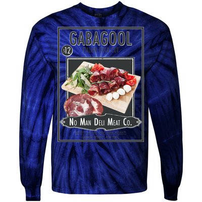 Gabagool No Man Deli Meat Co Tie-Dye Long Sleeve Shirt