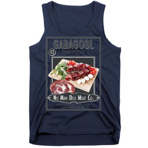 Gabagool No Man Deli Meat Co Tank Top