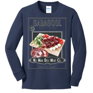 Gabagool No Man Deli Meat Co Kids Long Sleeve Shirt