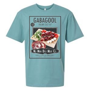 Gabagool No Man Deli Meat Co Sueded Cloud Jersey T-Shirt