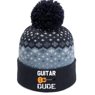 Guitars Acoustic Classical Gift Tee The Baniff Cuffed Pom Beanie