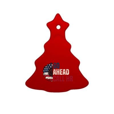 Go Ahead Call Hr Ceramic Tree Ornament