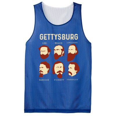 Gettysburg American Civil War Reenactt Reenactor Meaningful Gift Mesh Reversible Basketball Jersey Tank