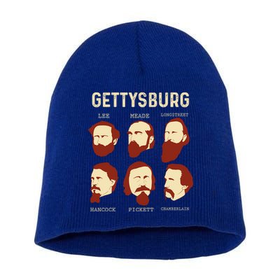 Gettysburg American Civil War Reenactt Reenactor Meaningful Gift Short Acrylic Beanie