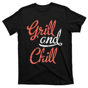 Grill And Chill Bbq Food Lovers Bbq T-Shirt