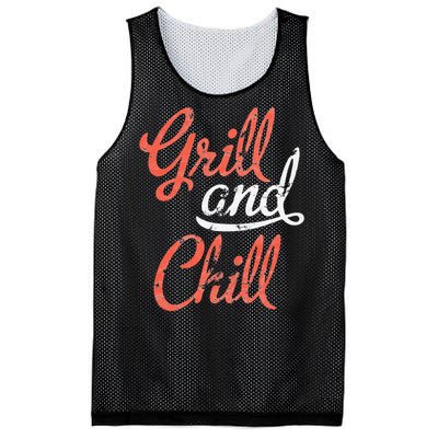 Grill And Chill Bbq Food Lovers Bbq Mesh Reversible Basketball Jersey Tank