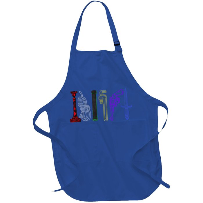 Get A Clue Full-Length Apron With Pockets
