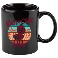 Grill And Chill Vacation Retro Sunset 11oz C Handle Ceramic Mug