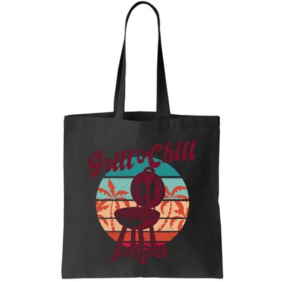 Grill And Chill Vacation Retro Sunset Bag