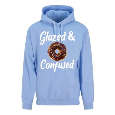 Glazed And Confused Funny Doughnut Sweets Lover Food Foodie Gift Unisex Surf Hoodie