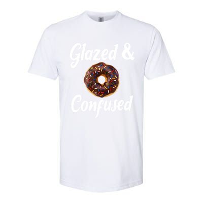 Glazed And Confused Funny Doughnut Sweets Lover Food Foodie Gift Softstyle CVC T-Shirt