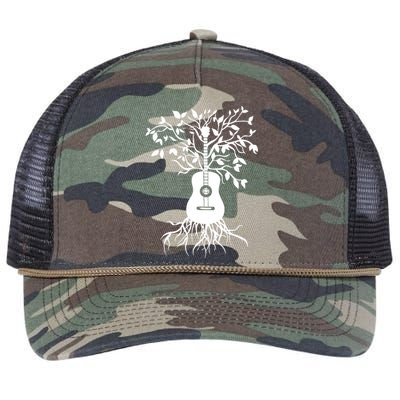 Guitar Acoustic Classic Retro Rope Trucker Hat Cap