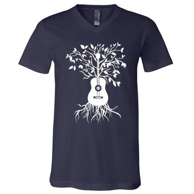 Guitar Acoustic Classic V-Neck T-Shirt