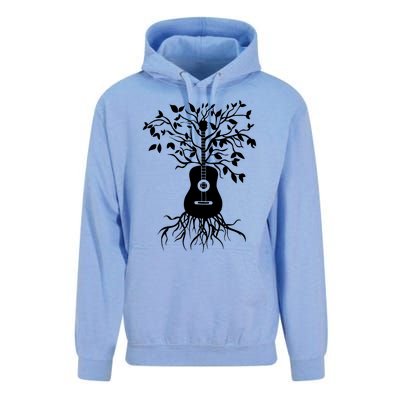 Guitar Acoustic Classic Unisex Surf Hoodie