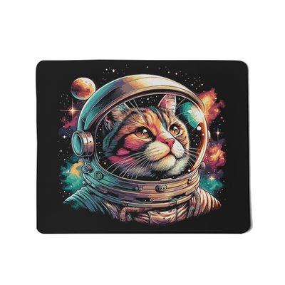 Galaxy Astronaut Cat Space Mousepad