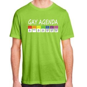 Gay Agenda Csd Pride Day Outfit Lesbian Lgbtq Lgbtq+ Meaningful Gift Adult ChromaSoft Performance T-Shirt