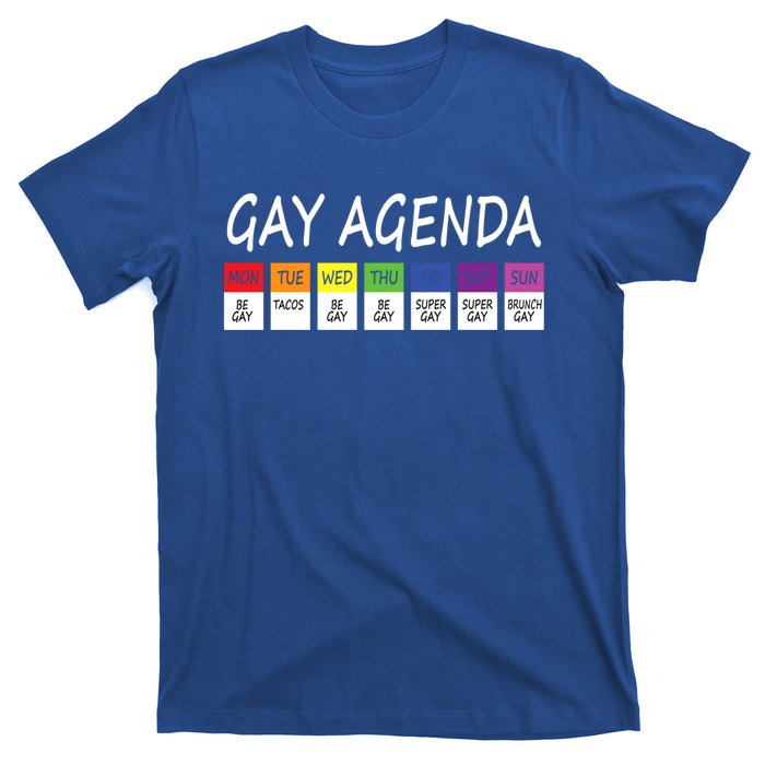 Gay Agenda Csd Pride Day Outfit Lesbian Lgbtq Lgbtq+ Meaningful Gift T-Shirt