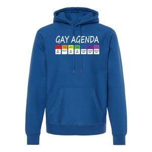 Gay Agenda Csd Pride Day Outfit Lesbian Lgbtq Lgbtq+ Meaningful Gift Premium Hoodie