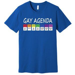 Gay Agenda Csd Pride Day Outfit Lesbian Lgbtq Lgbtq+ Meaningful Gift Premium T-Shirt