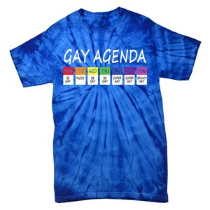 Gay Agenda Csd Pride Day Outfit Lesbian Lgbtq Lgbtq+ Meaningful Gift Tie-Dye T-Shirt