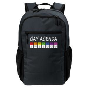 Gay Agenda Csd Pride Day Outfit Lesbian Lgbtq Lgbtq+ Meaningful Gift Daily Commute Backpack