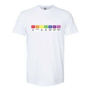 Gay Agenda Csd Pride Day Outfit Lesbian Lgbtq Lgbtq+ Meaningful Gift Softstyle CVC T-Shirt