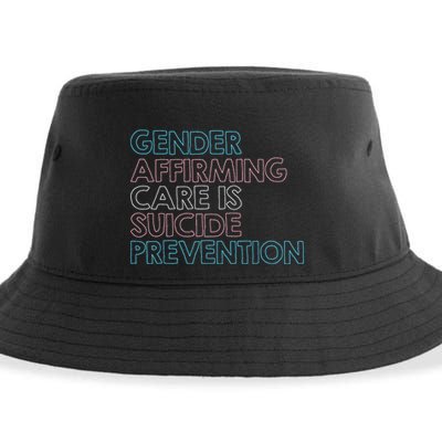 Gender Affirming Care Is Suicide Prevention Lgbt Rights Tees Sustainable Bucket Hat
