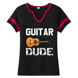 Guitars Acoustic Classical Gift Ladies Halftime Notch Neck Tee