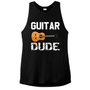 Guitars Acoustic Classical Gift Ladies PosiCharge Tri-Blend Wicking Tank