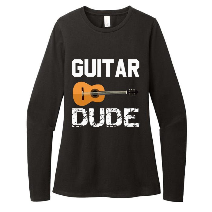 Guitars Acoustic Classical Gift Womens CVC Long Sleeve Shirt