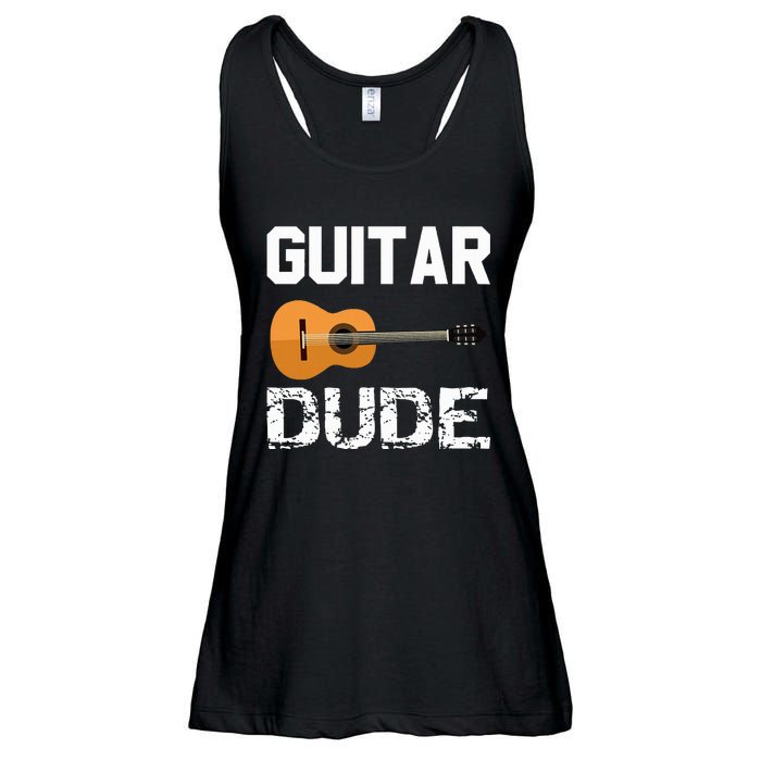 Guitars Acoustic Classical Gift Ladies Essential Flowy Tank