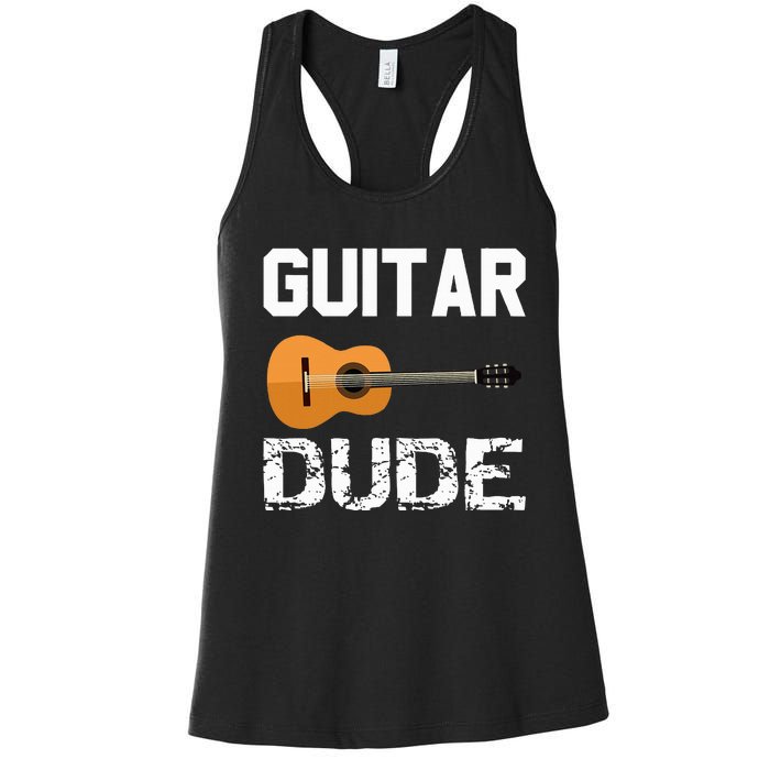 Guitars Acoustic Classical Gift Women's Racerback Tank