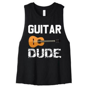 Guitars Acoustic Classical Gift Women's Racerback Cropped Tank