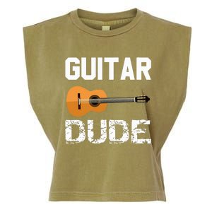 Guitars Acoustic Classical Gift Garment-Dyed Women's Muscle Tee