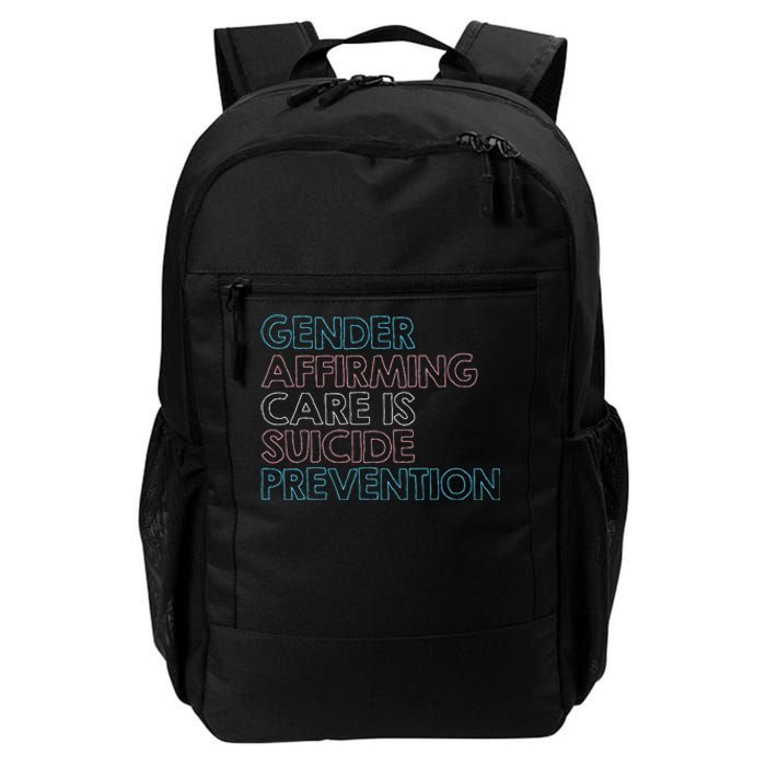 Gender Affirming Care Is Suicide Prevention Lgbt Rights Daily Commute Backpack