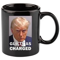 Guilty As Charge Trump Mugshot 11oz C Handle Ceramic Mug