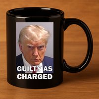 Guilty As Charge Trump Mugshot 11oz C Handle Ceramic Mug