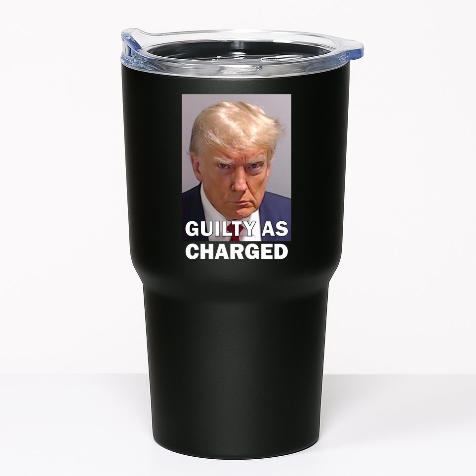 Guilty As Charge Trump Mugshot Tumbler