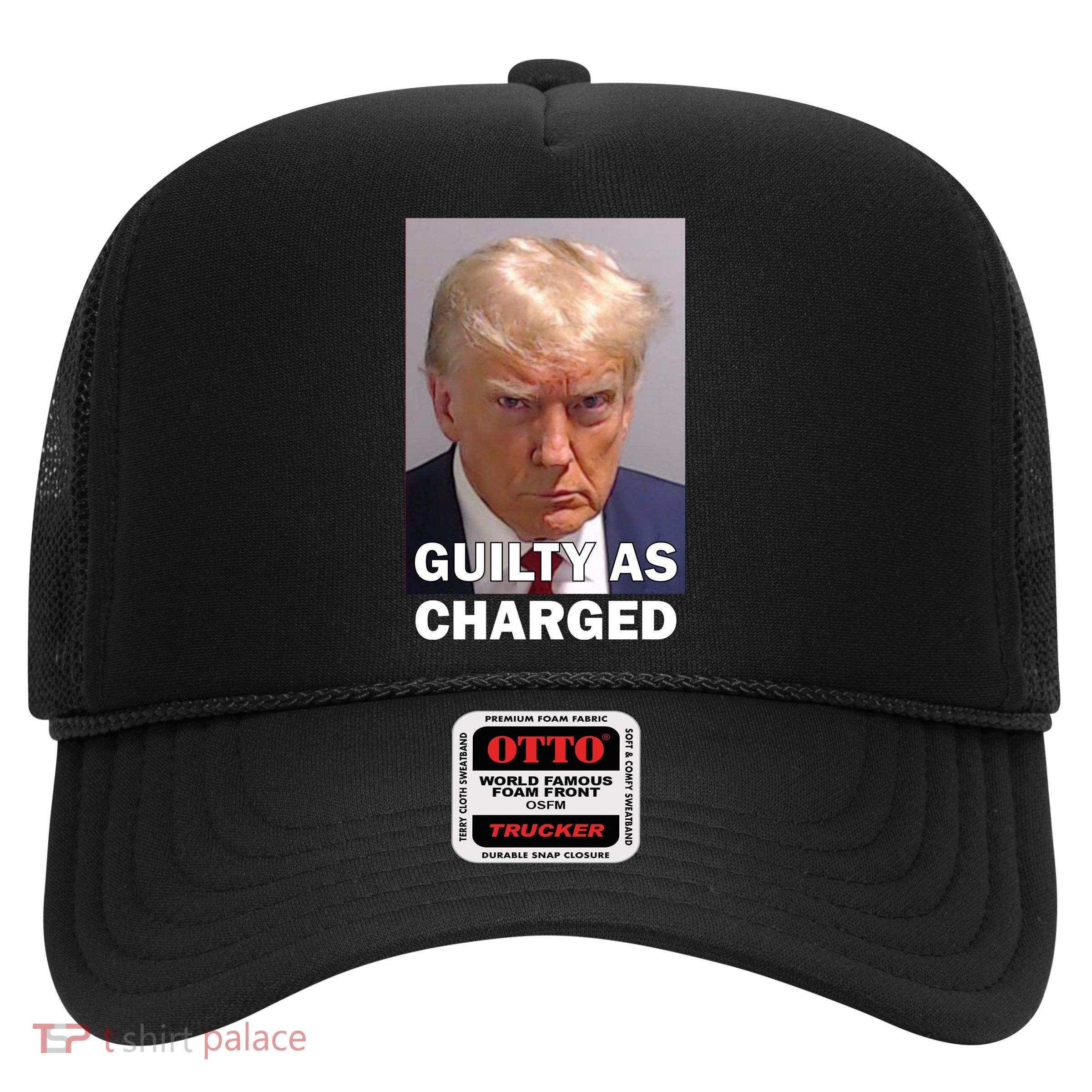 Guilty As Charge Trump Mugshot Trucker Hat