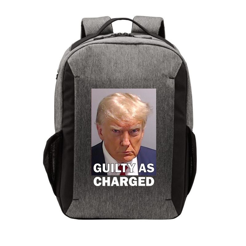 Guilty As Charge Trump Mugshot Vector Backpack