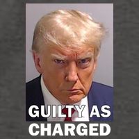 Guilty As Charge Trump Mugshot Vector Backpack